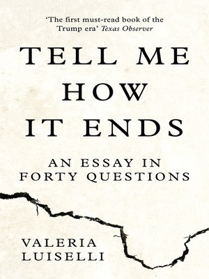 cover image of Tell Me How it Ends